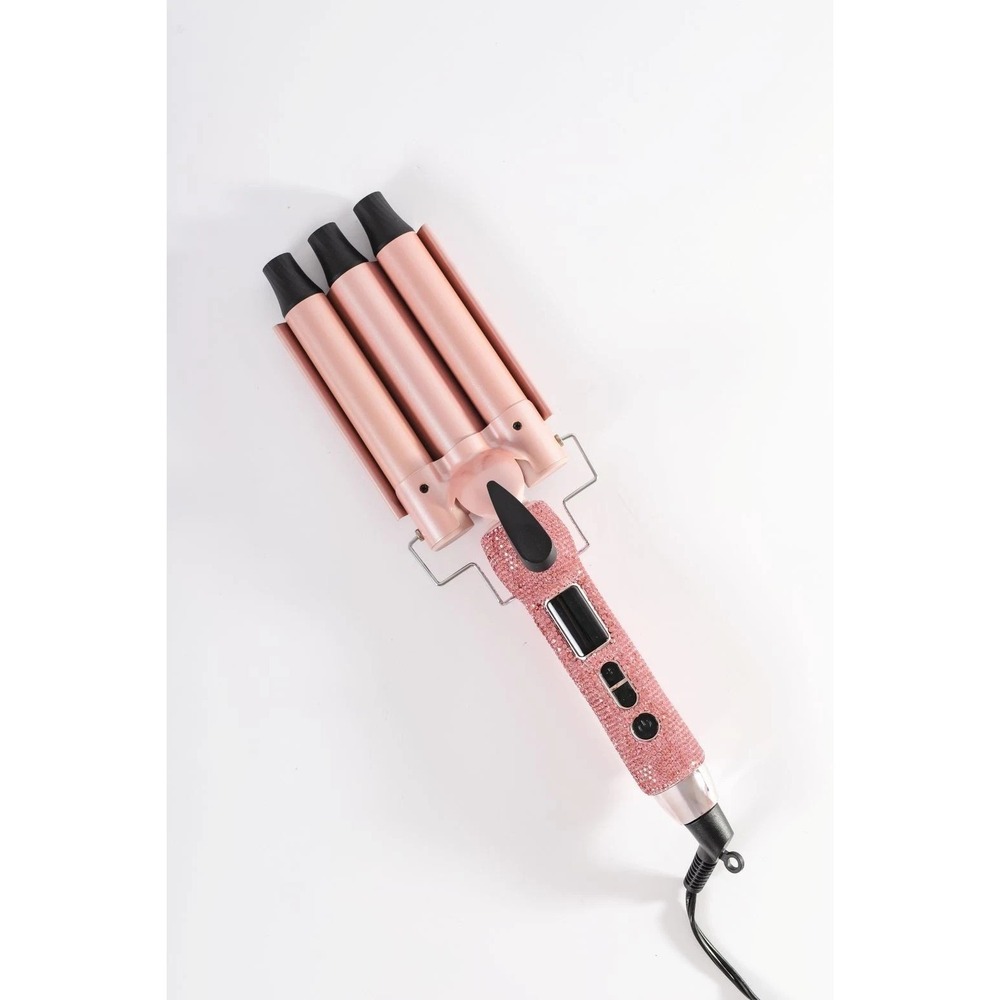 Pink Rhinestones Glitz & Glam Digital Hair Waver NEW - No Box‎